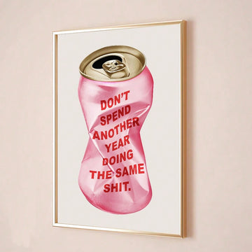 Transform your space with this elegant pink canvas poster featuring an uplifting motivational quote. Perfect for bedrooms, dorm rooms, or any area needing a dose of daily inspiration, this piece combines aesthetic appeal with meaningful messaging.