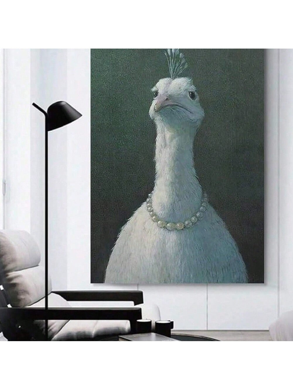 Transform your space with the elegant and sophisticated Chic Poultry Elegance framed pearl canvas wall art. Crafted with high-quality materials, this piece adds a touch of glamour to any room. Display your love for nature with this unique artwork that is sure to impress.