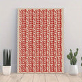 Elevate your space with this modern canvas love poster, featuring elegant letter patterns perfect for Valentine's Day celebrations. Crafted from high-quality canvas with waterproof protection, this unframed piece brings contemporary charm to any room—bedroom, dining room, office, or cafe. The minimalist design complements various decor styles while making a meaningful statement. Easy to display and versatile in placement, it's an affordable way to add warmth and romance to your walls.