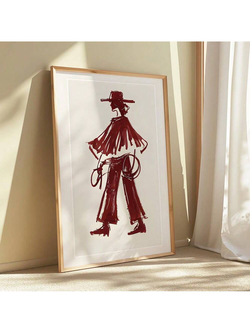 Celebrate timeless western charm with this Chic Unframed Western Cowgirl Vintage Canvas Print. Its minimalist design brings a subtle yet stylish touch to any girly room, blending vintage aesthetics with modern simplicity. Perfect for adding character and warmth without overwhelming your decor, this canvas print offers an expert-curated balance of rustic elegance and contemporary art.