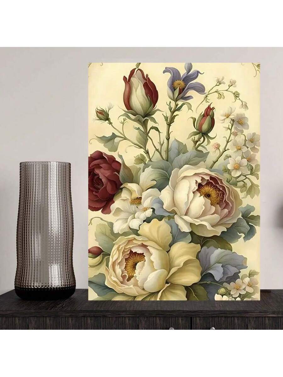 This Chic Vintage Rose Framed Canvas Art is the perfect addition to any home, office, or cafe. With its elegant design and high-quality materials, it will bring a touch of sophistication to any space. Made with vintage rose motifs, this art piece will add a charming and timeless aesthetic to your decor.