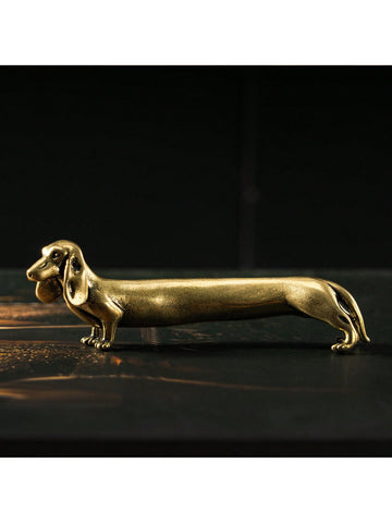 Add a touch of timeless charm to your desk with our Classic Dachshund Desk Ornament. Crafted with love for pet lovers, this ornament is the perfect decor piece to showcase your love for your furry friend. Made with quality materials, it's a must-have for any dachshund enthusiast.
