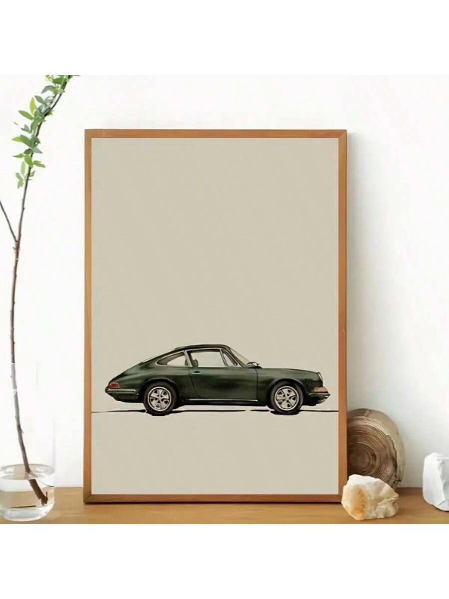 Elevate your space with this Classic Green Sports Car Canvas Art Print, a refined tribute to vintage automotive design. Expertly printed on high-quality canvas, it captures the iconic allure of classic sports cars, making it a perfect focal point for enthusiasts and collectors. This durable wall decor adds a sophisticated, timeless charm to any room, celebrating automotive heritage with style and precision. Ideal for living rooms, offices, or garages, it blends artistic craftsmanship with passion for classi