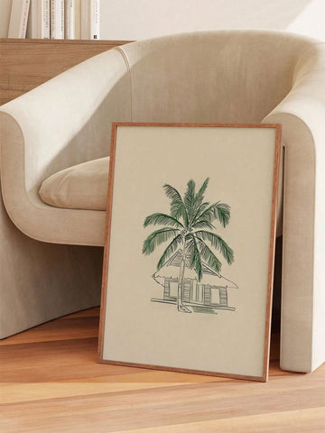 Elevate your living space with this Coconut Tree Canvas Wall Art, a refined piece of tropical home décor designed to bring a serene, stylish ambiance to any room. Crafted with attention to detail, this canvas captures the natural beauty of coconut trees, adding a touch of elegance and warmth.