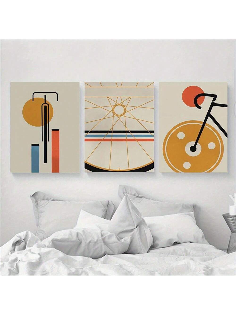 Elevate your space with this colorful geometric frameless canvas wall art, designed to bring a sophisticated and modern touch to any environment. Its vibrant shapes and clean lines create a dynamic visual impact without the distraction of a frame, making it ideal for homes, offices, or special occasions. Crafted to complement contemporary interiors, this piece enhances aesthetic appeal while maintaining a sleek, minimalist profile. Perfect for those seeking refined decor that balances artistic expression wi