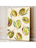 Elevate your kitchen decor with this Colorful Olives Canvas Print, designed to complement a modern farmhouse aesthetic. Featuring a minimalist yet vibrant depiction of olives, this artwork adds a fresh, natural touch to your space. Its clean lines and balanced color palette make it an ideal choice for enhancing contemporary kitchens with subtle sophistication. Durable and easy to hang, this canvas print seamlessly blends style and simplicity for a refined culinary environment.