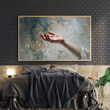 Transform your living space with this striking contemporary abstract canvas art piece. Rendered in an expressive oil painting style, this work features bold brushstrokes and dynamic color compositions that command attention without overwhelming your décor. Ideal for anchoring a living room wall, creating visual interest above a sofa, or adding sophisticated character to a bedroom, this versatile piece adapts seamlessly to modern and eclectic interiors.