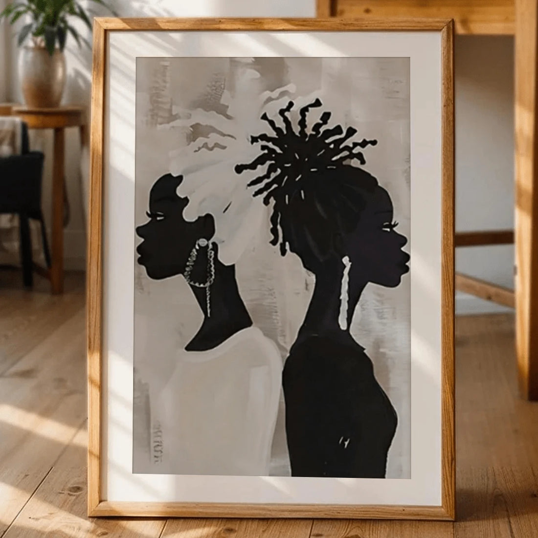 Contemporary Afro-American Canvas Wall Art brings bold geometric and retro-inspired designs to your home. This versatile piece features striking animal, figure, and graphic patterns in a modern aesthetic that complements any stylish space.