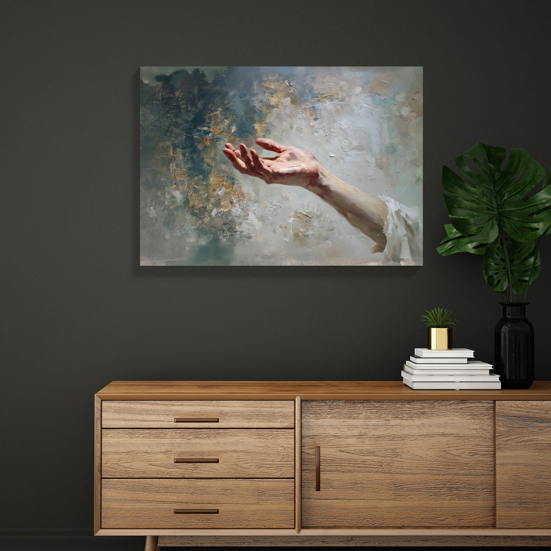 Transform your living space with this striking contemporary abstract canvas art piece. Rendered in an expressive oil painting style, this work features bold brushstrokes and dynamic color compositions that command attention without overwhelming your décor. Ideal for anchoring a living room wall, creating visual interest above a sofa, or adding sophisticated character to a bedroom, this versatile piece adapts seamlessly to modern and eclectic interiors.