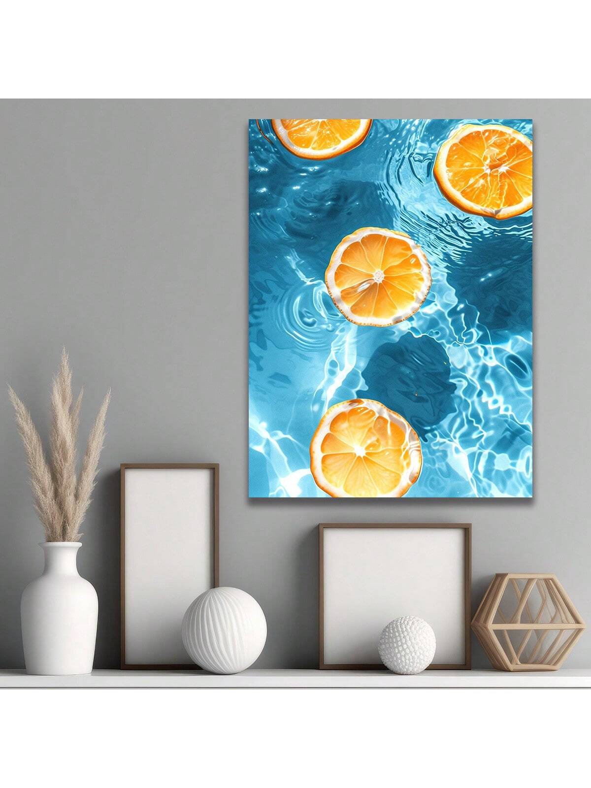Add a touch of style and vibrancy to your home decor with our framed canvas wall art. Featuring a cool summer vibe, this art piece is perfect for adding a pop of color to any room. Made with high-quality materials, this wall art will bring a refreshing and stylish touch to your space.