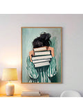 Bring warmth and inspiration to any room with this stunning woman reading canvas poster. Perfect for book lovers and those who cherish cozy moments, this piece captures the peaceful essence of getting lost in a good book. Display it framed for a polished, gallery-ready look or unframed for flexible styling options. The multicolor design complements living rooms, bedrooms, and home offices alike, adding literary charm and aesthetic appeal to your space. Whether you're decorating a reading nook or gifting a f