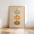 Cozy leopard pumpkin framed wall art