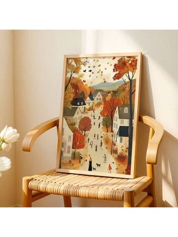 Celebrate the beauty of autumn with this Cozy Fall Wall Art, designed to bring warmth and charm to your living space. Featuring inviting autumnal colors and cute seasonal motifs, this piece enhances any room with a comforting, seasonal ambiance. Perfect for creating a cozy atmosphere, it complements your fall decor effortlessly while adding a touch of expert-crafted style to your home.