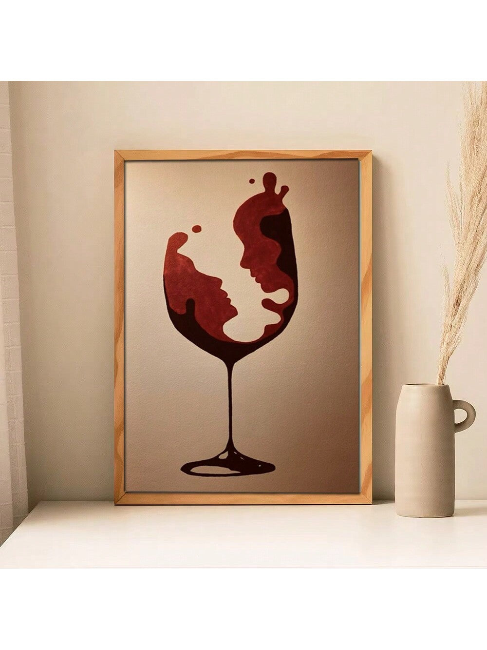 Create a unique, romantic atmosphere in your home with our Custom Abstract Couple Canvas Painting. Featuring a stunning red wine glass design, this is the perfect way to celebrate Valentine's Day or add a touch of elegance to your home decor. Each painting is custom-made to fit your style and bring beauty to any room.