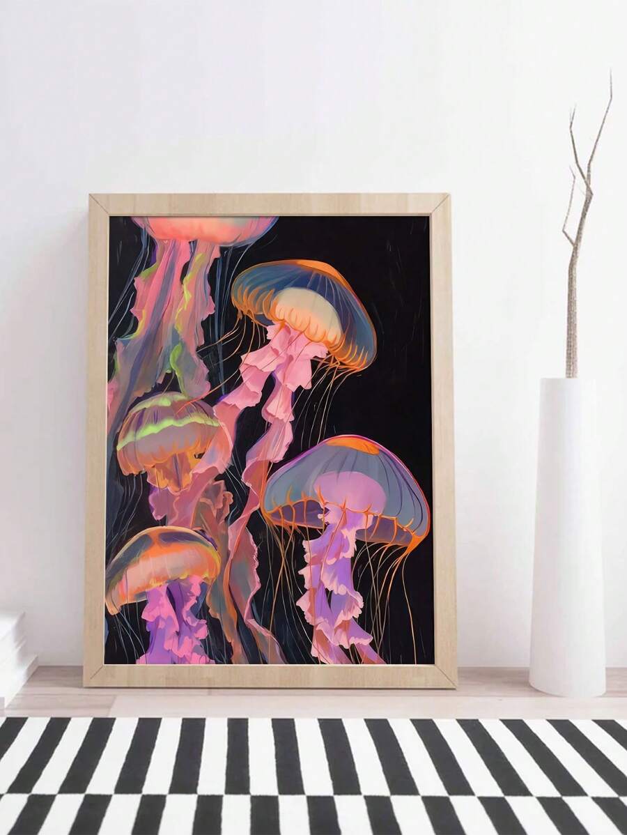 This charming black cat poster brings playful personality to any room. Featuring an adorable kitten illustration with a humorous touch, it's the perfect choice for feline enthusiasts looking to add character to their walls. 