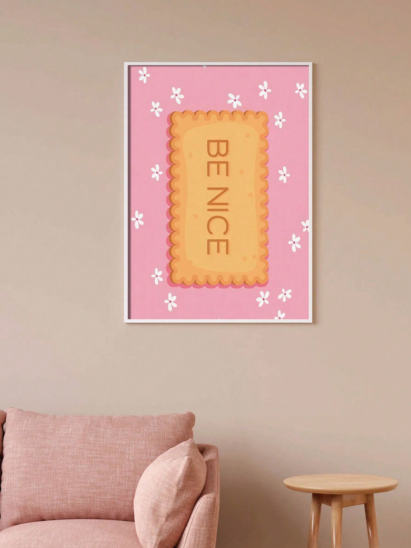 Add a touch of charm to your kitchen with our Cute Cookie Art Canvas Poster. Featuring vintage-inspired design, this unframed poster is a perfect addition to any kitchen decor. Made with durable canvas material, it's sure to add a unique and stylish touch to your space.
