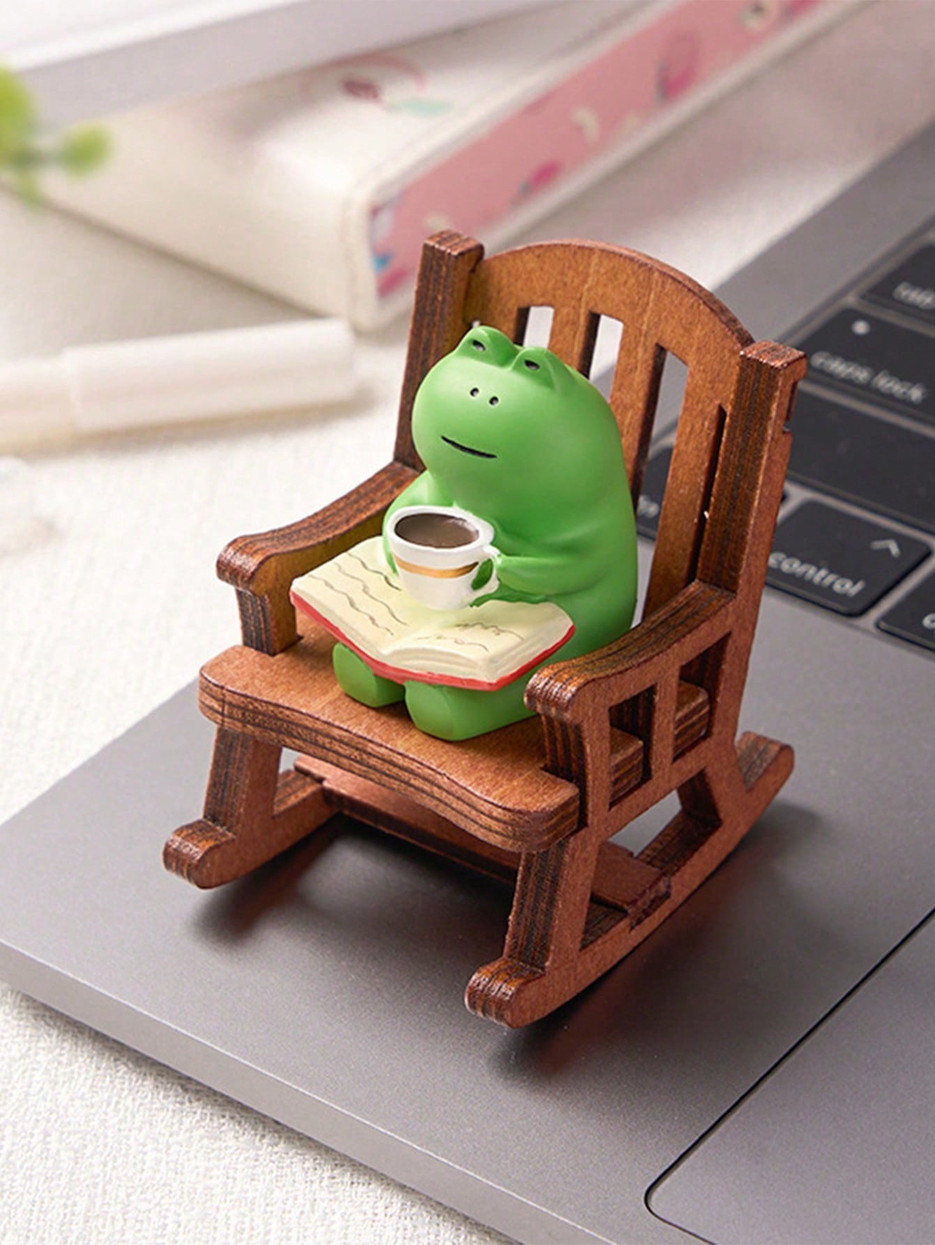 Brighten up any room with our Cute Frog Ornament! This tender and warm decoration brings a touch of nature and joy to your home. Made with expert craftsmanship, this ornament is sure to add charm to any space. Perfect for any room, this cute frog will be sure to make you smile!