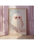 Add a charming touch to your space with this Cute Ghost Print Wall Art, featuring a soft pink aesthetic perfect for Halloween. Designed to brighten dorm rooms and bedrooms, this artwork blends festive spirit with a gentle, stylish vibe. Its playful ghost motif adds seasonal cheer without overwhelming your decor, making it an ideal choice for those seeking subtle yet expert Halloween decoration.