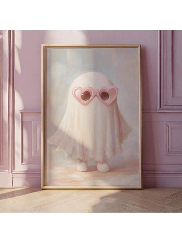 Add a charming touch to your space with this Cute Ghost Print Wall Art, featuring a soft pink aesthetic perfect for Halloween. Designed to brighten dorm rooms and bedrooms, this artwork blends festive spirit with a gentle, stylish vibe. Its playful ghost motif adds seasonal cheer without overwhelming your decor, making it an ideal choice for those seeking subtle yet expert Halloween decoration.