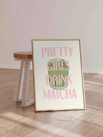 Bring artistic charm to any space with this stunning Matcha Art Poster. Featuring a beautiful woman enjoying a cup of matcha, this piece combines aesthetic appeal with a modern, minimalist design.