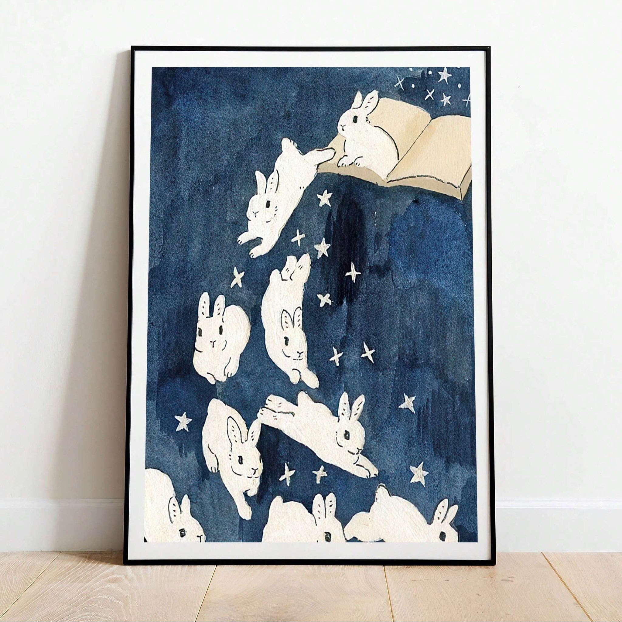 Enhance your living space with this Cute Rabbit Art Poster, featuring modern minimalist design on high-quality canvas. Its clean lines and subtle palette provide a refined, contemporary touch perfect for any home or living room. This art piece balances simplicity with charm, creating a soothing ambiance while complementing various interior styles. Durable and easy to hang, it’s an ideal choice for those seeking elegant yet understated wall decor.