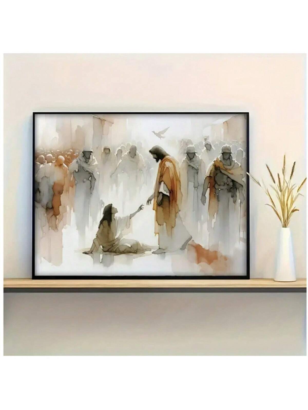 Enhance the atmosphere of your home or office with Divine Healing: Inspirational Woman Canvas Wall Art. This beautiful piece is both inspiring and elegant, featuring a powerful message for daily motivation. Made with high-quality materials, it is a perfect addition to any space.