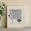 Decorate your home with Divine Home Decor's Unframed Canvas Poster featuring the heartwarming message 'God Rejoices Over One Lost Sheep'. Bring joy and inspiration to your space with this high-quality, unframed poster. Perfect for any room, this poster serves as a beautiful reminder of God's love and grace.