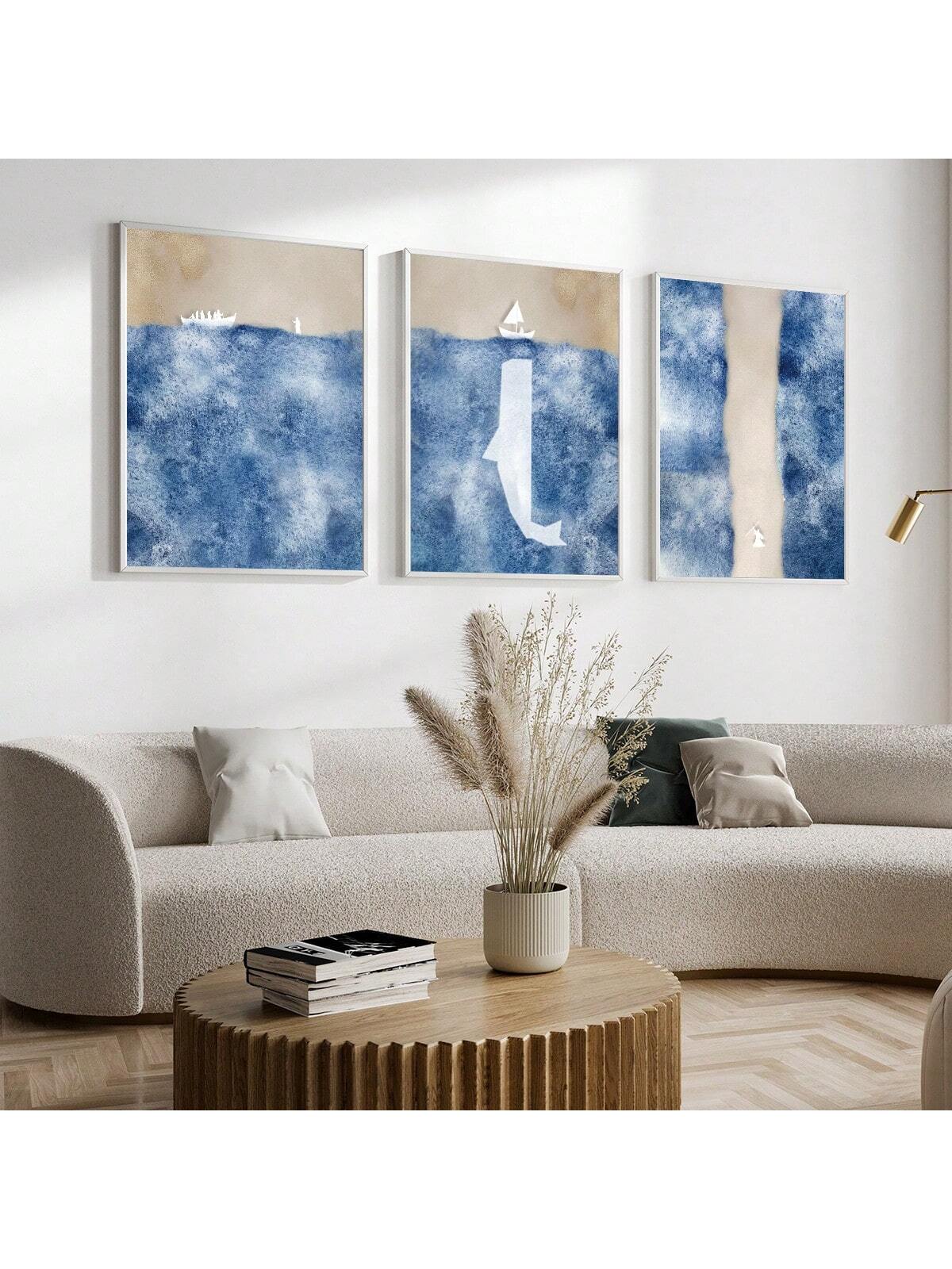 Discover the divine through art with our 3-piece Christian abstract wall art set featuring Jonah, Moses, and Jesus. This inspiring collection adds a spiritual touch to any room, reminding you of the power and grace of your faith. Unframed for a modern, minimalist look.
