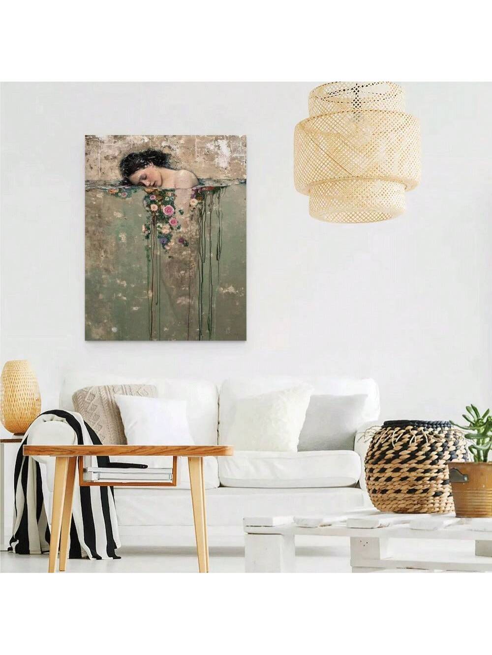 Introduce a touch of elegance to your modern home décor with our Dreamy Floral Water Portrait Art Print. This framed canvas features a stunning floral watercolor design that will add a dreamy and sophisticated feel to any room. Made with high-quality materials, it's the perfect addition to your art collection.