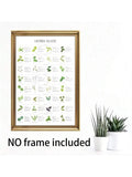 This educational herbs guide canvas poster is the perfect addition to any kitchen or garden decor. Featuring a comprehensive guide to various herbs, this poster is not only aesthetically pleasing but also informative. Hang it to learn about the health benefits and uses of different herbs.
