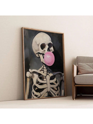 Add a chilling touch to your space with this Eerie Halloween Skull Bubble Gum Art Print. Perfect for bedrooms, bathrooms, or living rooms, this unique piece blends spooky aesthetics with playful bubble gum imagery, creating a striking focal point. Crafted with attention to detail, it enhances your Halloween decor while maintaining a stylish edge year-round. Ideal for those who appreciate expert design with a macabre twist.
