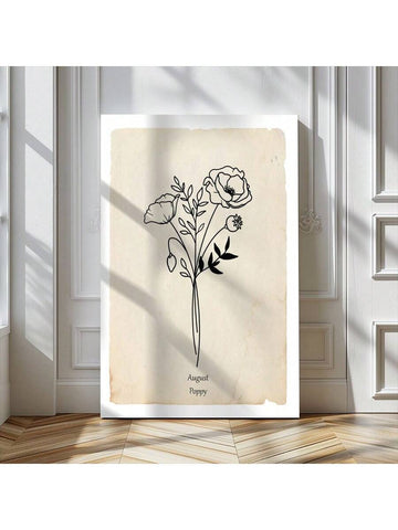 Celebrate August birthdays with this elegant canvas wall art featuring the birth month's flowers. Perfect for Mother's Day, birthdays, and holidays, this canvas makes a thoughtful and unique gift. Show your loved one how much you care with this beautiful and meaningful piece.
