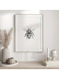 Enhance your modern home decor with our Elegant Black and White Bee Canvas Wall Art. Featuring a beautifully framed decorative insect print, this piece adds a touch of sophistication to any room. Made with high-quality materials and expert craftsmanship, this canvas art is sure to impress.