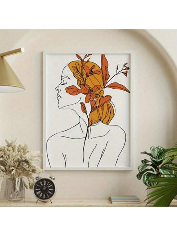 This Elegant Boho Woman Line Art Print features a minimalist floral portrait that adds a refined, artistic touch to any living space. Its clean lines and subtle design complement modern and bohemian interiors alike, making it an ideal choice for stylish home decor. Crafted to evoke sophistication with simplicity, this print enhances your environment with understated elegance and timeless charm.