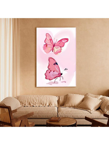 Enhance the aesthetic of any room with our Elegant Butterflies Framed Canvas Wall Art. Made with high-quality materials, this piece adds a touch of elegance and sophistication to your home decor. Perfect as a gift, it is sure to bring joy and beauty to any space.