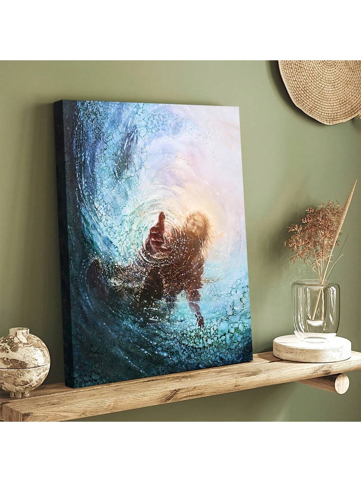 This elegant canvas poster, framed in natural wood, features an inspiring Bible verse designed to uplift and enrich your living space. Its refined craftsmanship and timeless message make it a perfect addition to any room seeking both spiritual encouragement and tasteful décor. Durable materials ensure lasting beauty, creating a meaningful focal point that complements a variety of interior styles.