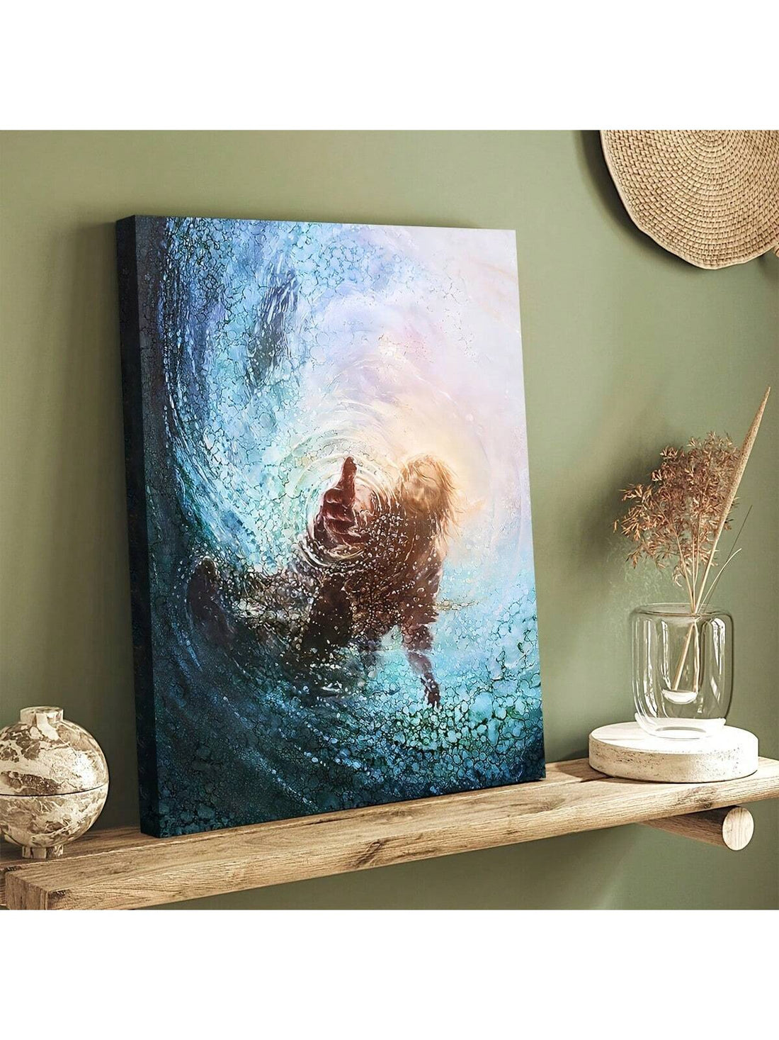 This elegant canvas poster, framed in natural wood, features an inspiring Bible verse designed to uplift and enrich your living space. Its refined craftsmanship and timeless message make it a perfect addition to any room seeking both spiritual encouragement and tasteful décor. Durable materials ensure lasting beauty, creating a meaningful focal point that complements a variety of interior styles.
