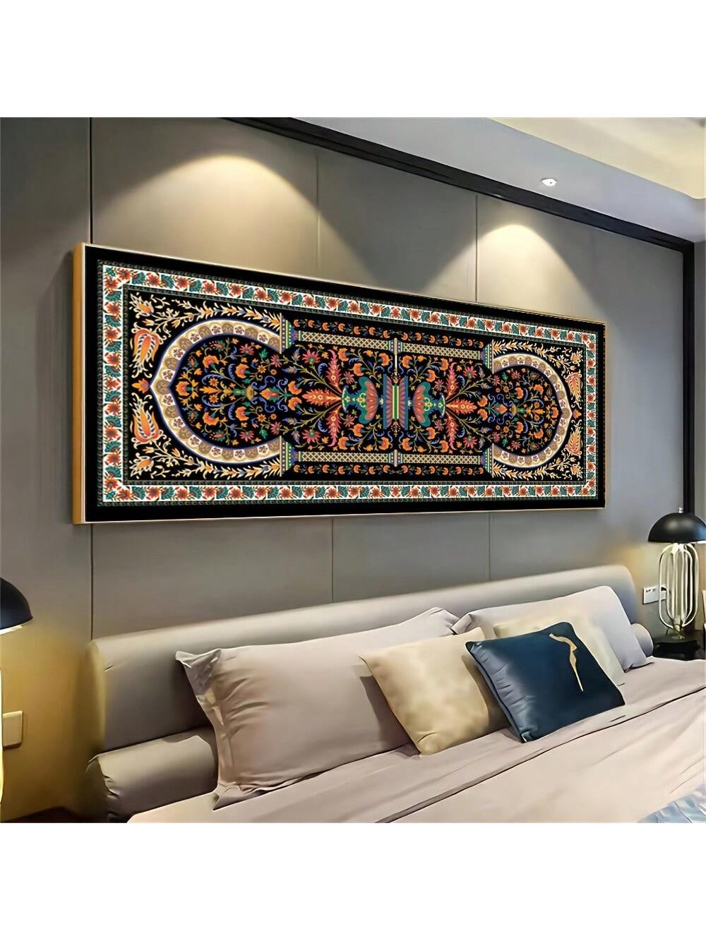 Elevate your living space with this Elegant Classic Modern Religious Canvas Art, designed to blend timeless spirituality with contemporary style. Its large, bohemian-inspired design adds depth and character to bedrooms or living rooms, creating a serene and sophisticated atmosphere. Crafted with attention to detail, this canvas art serves as a meaningful focal point that complements a variety of interior décors while inspiring reflection and tranquility.