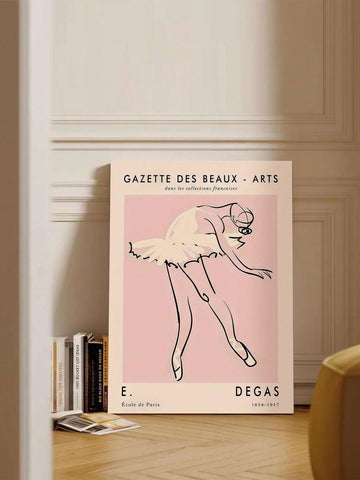 This Elegant Dance: Vintage Ballet Canvas Wall Art Print captures the elegance and grace of ballet in a vintage style. Made with high-quality canvas, this print is a perfect addition to any home or studio. Its timeless design and expert craftsmanship make it a must-have for ballet lovers.