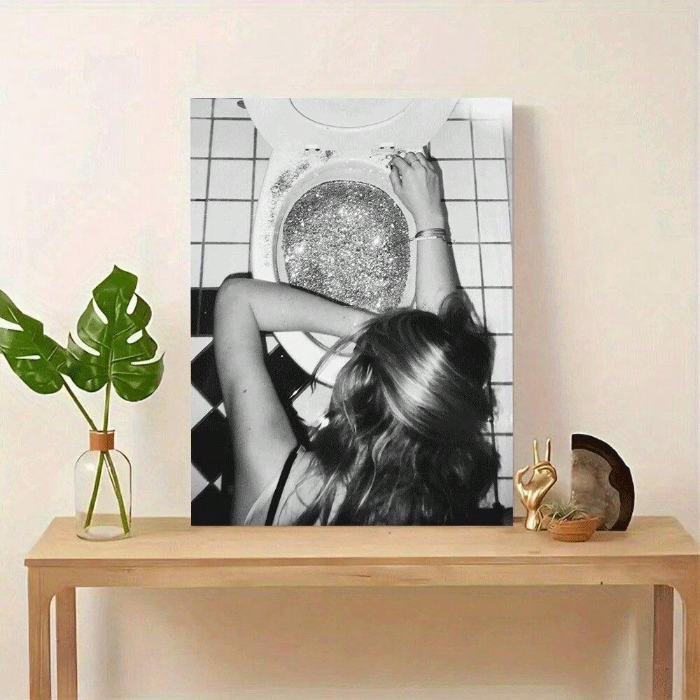 Upgrade your room decor with our Elegant European Minimalist canvas painting featuring a girl with a wine glass. This sophisticated piece will add a touch of elegance to any room. Hand-painted with precision and attention to detail, it's the perfect addition to elevate your space.