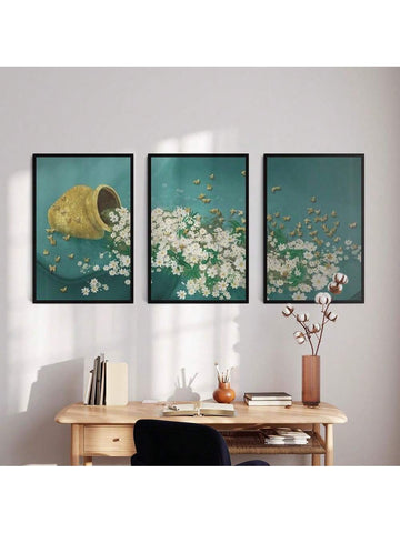 Enhance your living space with this Elegant Floral Wall Art featuring delicate daisies and vibrant butterflies, perfectly framed to complement modern home decor. This sophisticated piece adds a touch of natural beauty and tranquility, creating a serene atmosphere in any room. Its refined design and quality framing make it an ideal choice for those seeking to elevate their interior style with subtle elegance.