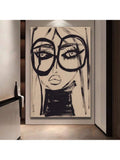 Elevate your home decor with our Elegant Framed Art Deco Canvas Print. This monochrome abstract woman adds a touch of modern sophistication to any space. Made with high-quality materials and a sleek frame, this print is sure to make a statement. Perfect for adding a touch of art and style to your living room, bedroom, or office.