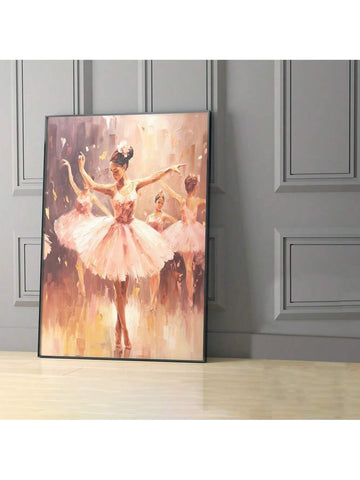 Elevate your living space with this Elegant Framed Ballet Dancers Canvas Art, expertly crafted to bring grace and sophistication to any room. Featuring delicate ballet figures in motion, this artwork adds a timeless charm and artistic flair to your home décor. Its high-quality frame ensures durability and a polished finish, making it an ideal centerpiece for living rooms, bedrooms, or studios. Perfect for all occasions, this canvas art seamlessly blends elegance with artistic expression, enhancing your envi