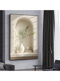 Elevate your living space with this elegant frameless canvas art print featuring a modern abstract vase and lush greenery design. Its minimalist style seamlessly complements contemporary interiors, adding a sophisticated touch to living rooms and bedrooms. Crafted without a frame, this artwork offers a sleek, clean look that enhances any décor while creating a calming, nature-inspired ambiance. Perfect for those seeking refined, expert-level design elements to enrich their home environment.