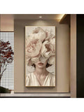 Elevate your living space with this elegant frameless modern abstract floral canvas art. Designed to complement chic bedrooms and living rooms, its sophisticated design adds a refined artistic touch without overwhelming your decor. The frameless style offers a sleek, contemporary look that seamlessly integrates with various interior themes, enhancing ambiance with subtle floral abstraction. Perfect for those seeking a tasteful blend of modern art and timeless elegance.