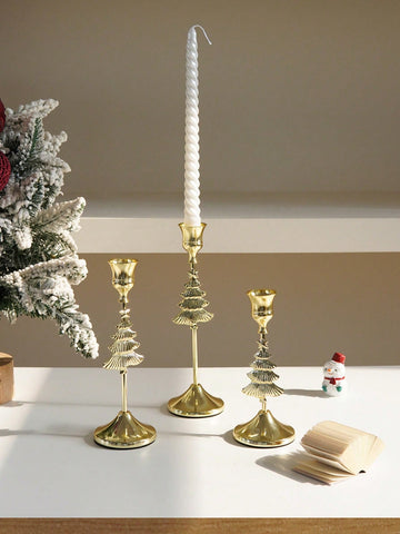 Transform your holiday décor with this sophisticated 3-piece candle holder set, featuring intricate snowflake designs in lustrous gold finish. Each holder combines timeless elegance with versatile functionality, perfect for creating ambient lighting in any setting—from intimate home gatherings to upscale restaurant displays. The refined craftsmanship and seasonal aesthetic make these holders an essential accent for festive tablescapes and year-round entertaining.