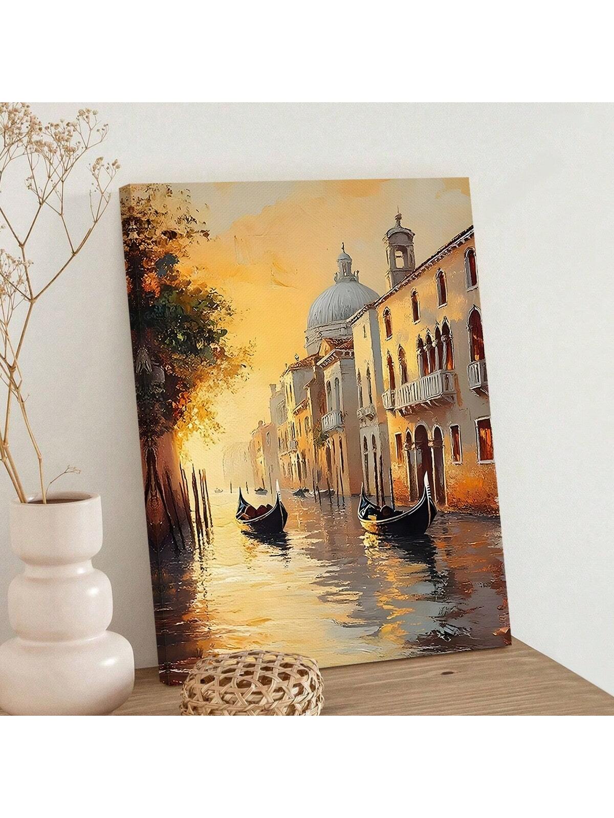Transform your home into a stunning sanctuary with our Elegant Golden Landscape Canvas Wall Art. This framed oil painting adds a touch of sophistication and charm to any room. Featuring a beautiful landscape, the golden tones will bring warmth and beauty to your home. Elevate your décor and make a statement with this stunning piece.