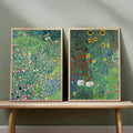 Transform your space with this stunning Gustav Klimt-inspired Italian Garden canvas art print. Featuring the signature Art Nouveau aesthetic with lush floral patterns and elegant botanical designs, this piece brings timeless sophistication to any room. Available in both framed and unframed options to suit your décor style. The high-quality canvas captures the intricate details and rich colors characteristic of Klimt's masterpieces. Perfect for dining rooms, living spaces, or any area needing an artistic tou