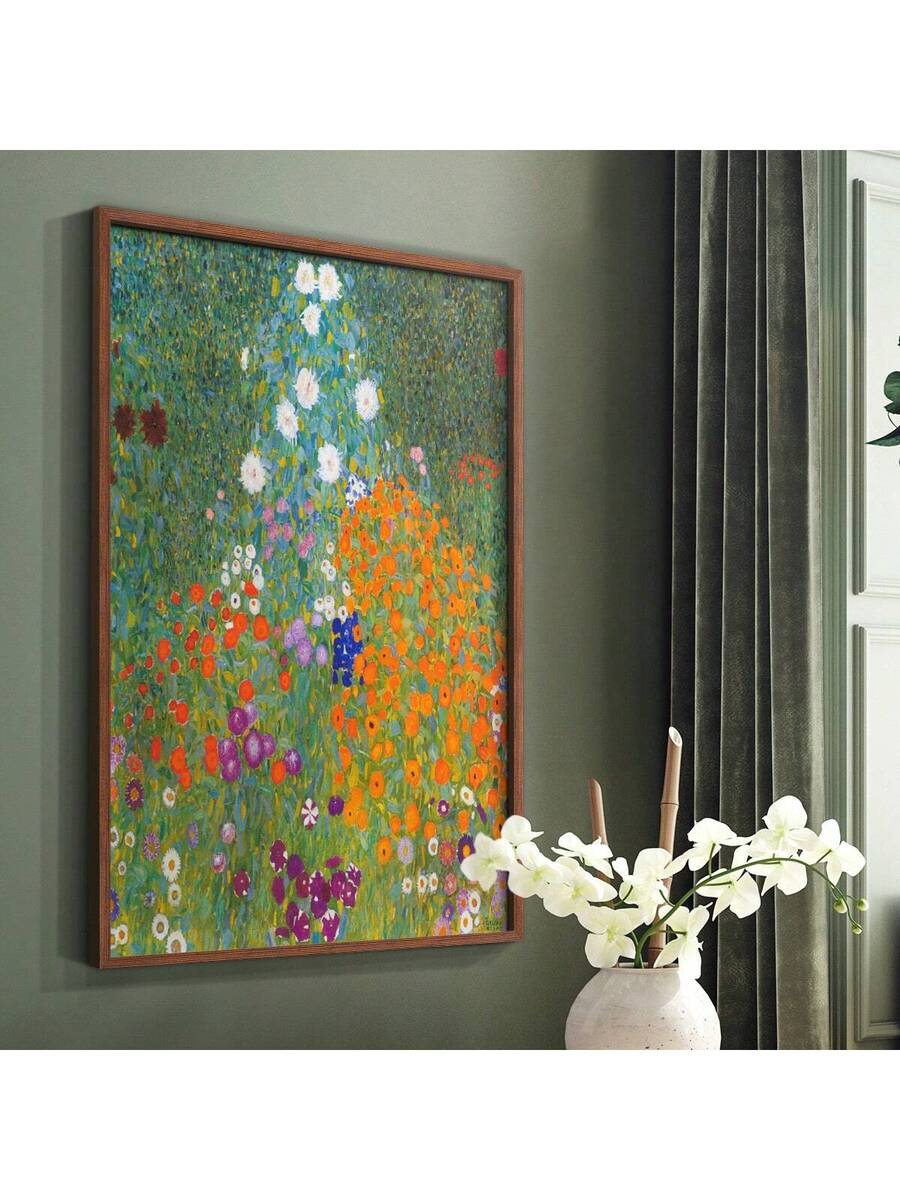 Elevate your space with this Elegant Gustav Klimt XVII print, meticulously framed in a rich 8x10 walnut frame. This vintage-inspired wall art captures the distinctive style of Klimt’s work, blending timeless elegance with warm wood tones. Perfect for adding a refined artistic touch to any room, it combines quality craftsmanship with classic design for an enduring decorative piece.