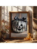 Celebrate the spooky season with this Elegant Halloween Bow Disco Ball Pumpkin Canvas Art. Featuring a unique jack-o'-lantern design adorned with a shimmering disco ball bow, this canvas adds a sophisticated yet festive touch to your Halloween decor. Perfect for creating an eye-catching focal point, it blends classic Halloween charm with modern elegance, making it ideal for both home and event decoration. Durable and ready to hang, this artwork brings a stylish twist to your seasonal ambiance.
